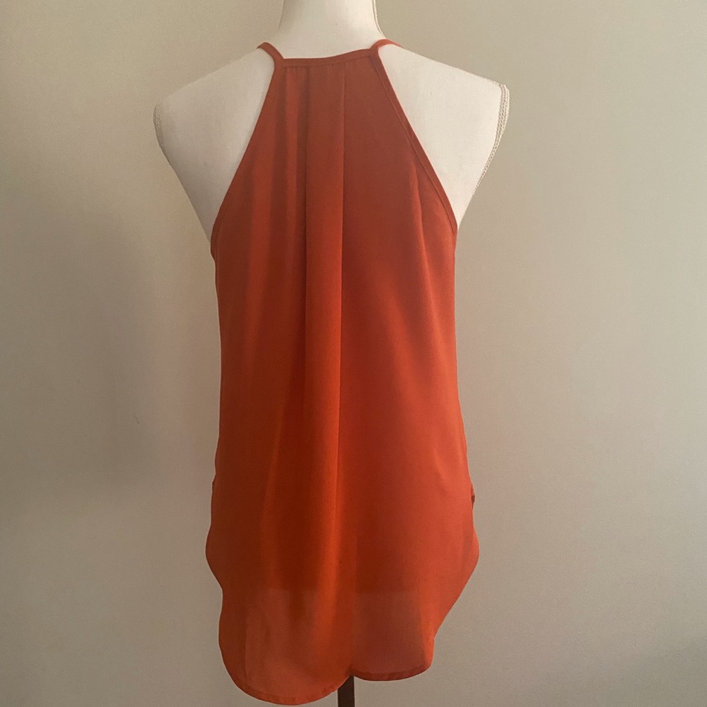 Flowy Orange Top - Picture 8 of 9